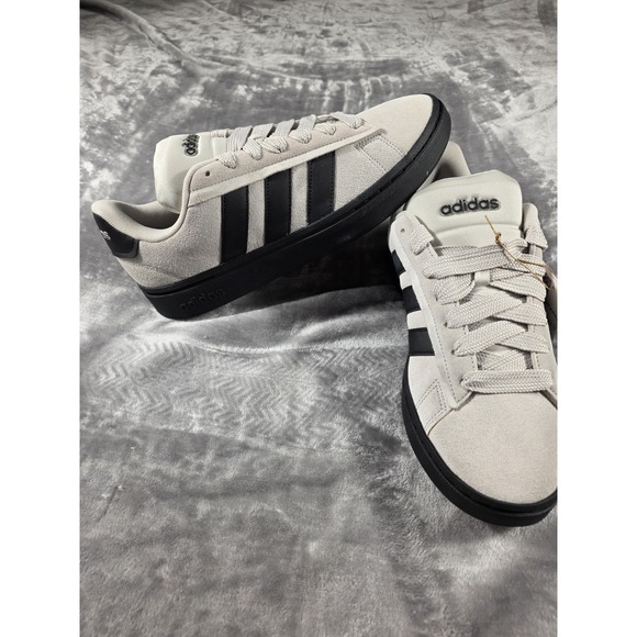 NEW Adidas Grand Court Alpha 00s Men\'s 9.5 Sneakers Grey/Black IH1287‎ main image 5